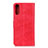 Leather Case Stands Flip Cover Holder A07D for Samsung Galaxy M02 Red