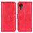 Leather Case Stands Flip Cover Holder A07D for Samsung Galaxy XCover 5 SM-G525F Red