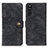 Leather Case Stands Flip Cover Holder A07D for Sony Xperia 10 III SO-52B Black