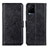 Leather Case Stands Flip Cover Holder A07D for Vivo Y32 4G Black