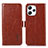 Leather Case Stands Flip Cover Holder A07D for Xiaomi Redmi 12 4G