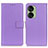 Leather Case Stands Flip Cover Holder A08D for Asus ZenFone 10 Purple