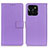 Leather Case Stands Flip Cover Holder A08D for Huawei Honor X8b Purple