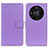 Leather Case Stands Flip Cover Holder A08D for Huawei Honor X9b 5G Purple