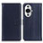 Leather Case Stands Flip Cover Holder A08D for Huawei Nova 11 Pro Blue