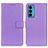 Leather Case Stands Flip Cover Holder A08D for Motorola Moto Edge 20 5G Purple