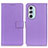 Leather Case Stands Flip Cover Holder A08D for Motorola Moto Edge Plus (2022) 5G Purple