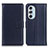 Leather Case Stands Flip Cover Holder A08D for Motorola Moto Edge X30 5G Blue