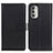 Leather Case Stands Flip Cover Holder A08D for Motorola Moto G Stylus (2022) 5G Black