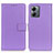 Leather Case Stands Flip Cover Holder A08D for Motorola Moto G14 Purple