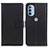 Leather Case Stands Flip Cover Holder A08D for Motorola Moto G31