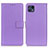 Leather Case Stands Flip Cover Holder A08D for Motorola Moto G50 5G Purple