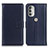 Leather Case Stands Flip Cover Holder A08D for Motorola Moto G51 5G