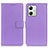 Leather Case Stands Flip Cover Holder A08D for Motorola Moto G54 5G Purple