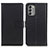 Leather Case Stands Flip Cover Holder A08D for Nokia G400 5G Black