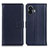 Leather Case Stands Flip Cover Holder A08D for Nothing Phone 2 Blue