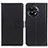 Leather Case Stands Flip Cover Holder A08D for OnePlus Ace 2 Pro 5G Black