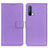 Leather Case Stands Flip Cover Holder A08D for OnePlus Nord CE 5G Purple