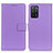 Leather Case Stands Flip Cover Holder A08D for Oppo A55 5G Purple