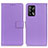 Leather Case Stands Flip Cover Holder A08D for Oppo A74 4G Purple