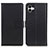 Leather Case Stands Flip Cover Holder A08D for Samsung Galaxy A04 4G Black