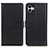 Leather Case Stands Flip Cover Holder A08D for Samsung Galaxy A04E Black