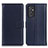Leather Case Stands Flip Cover Holder A08D for Samsung Galaxy A15 4G Blue