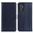 Leather Case Stands Flip Cover Holder A08D for Samsung Galaxy A15 5G Blue