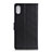 Leather Case Stands Flip Cover Holder A08D for Samsung Galaxy A21 SC-42A Black
