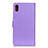 Leather Case Stands Flip Cover Holder A08D for Samsung Galaxy A21 SC-42A Purple