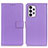 Leather Case Stands Flip Cover Holder A08D for Samsung Galaxy A33 5G Purple