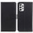 Leather Case Stands Flip Cover Holder A08D for Samsung Galaxy A53 5G Black