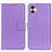 Leather Case Stands Flip Cover Holder A08D for Samsung Galaxy F04 Purple