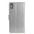 Leather Case Stands Flip Cover Holder A08D for Samsung Galaxy M01 Core Silver
