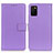 Leather Case Stands Flip Cover Holder A08D for Samsung Galaxy M02s Purple