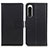 Leather Case Stands Flip Cover Holder A08D for Sony Xperia 5 IV Black