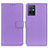 Leather Case Stands Flip Cover Holder A08D for Vivo Y30 5G Purple