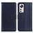 Leather Case Stands Flip Cover Holder A08D for Xiaomi Mi 12 5G Blue