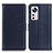 Leather Case Stands Flip Cover Holder A08D for Xiaomi Mi 12 Pro 5G Blue