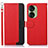 Leather Case Stands Flip Cover Holder A09D for Asus ZenFone 10 Red