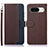 Leather Case Stands Flip Cover Holder A09D for Google Pixel 8a 5G