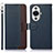 Leather Case Stands Flip Cover Holder A09D for Huawei Nova 11 Ultra Blue