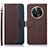 Leather Case Stands Flip Cover Holder A09D for Huawei Nova Y91