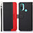 Leather Case Stands Flip Cover Holder A09D for Motorola Moto E20