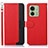 Leather Case Stands Flip Cover Holder A09D for Motorola Moto Edge (2023) 5G Red