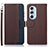 Leather Case Stands Flip Cover Holder A09D for Motorola Moto Edge Plus (2022) 5G