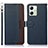 Leather Case Stands Flip Cover Holder A09D for Motorola Moto G54 5G