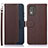 Leather Case Stands Flip Cover Holder A09D for Nokia C02