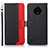 Leather Case Stands Flip Cover Holder A09D for Nokia C200 Black
