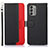 Leather Case Stands Flip Cover Holder A09D for Nokia G400 5G Black